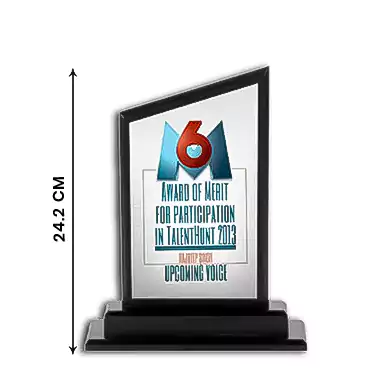 Sublimatable Award with White Metal